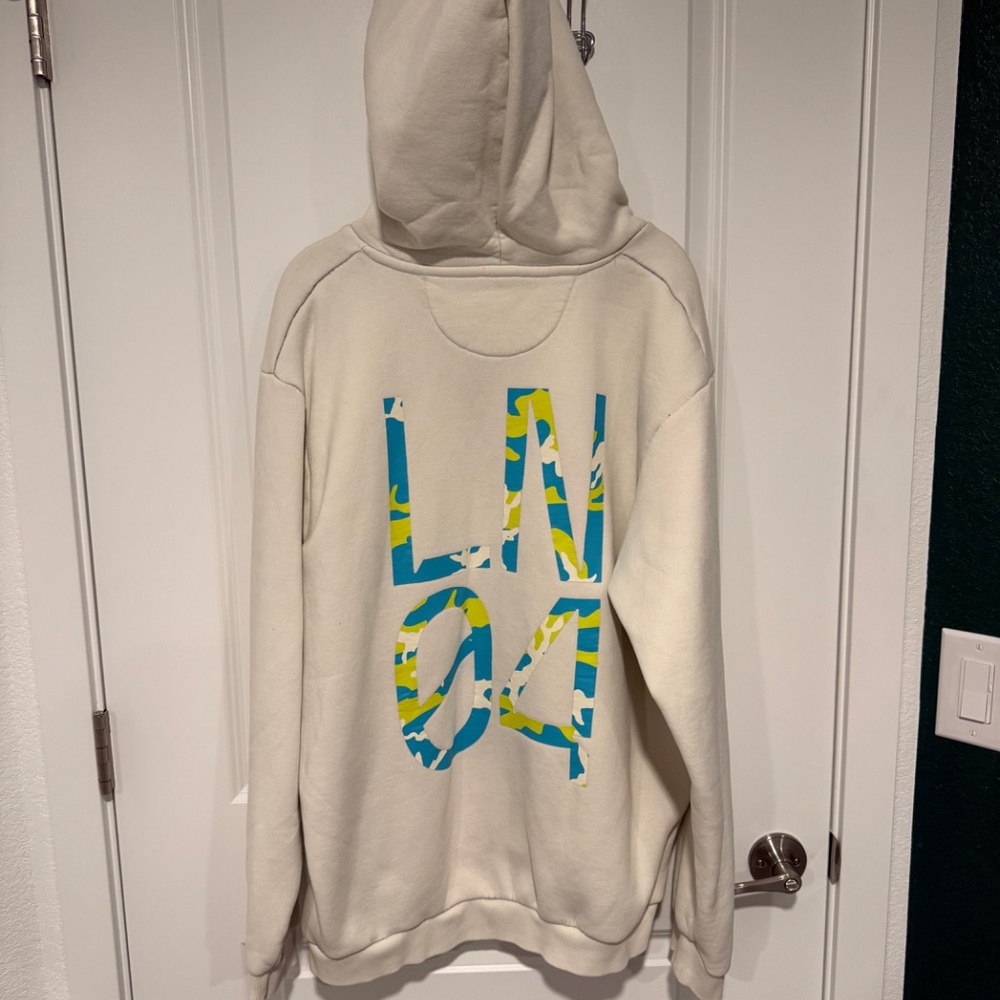 McLaren F1 Lando Norris Silverstone 2022 Hoodie - Cream 3XL - Picture 6 of 7